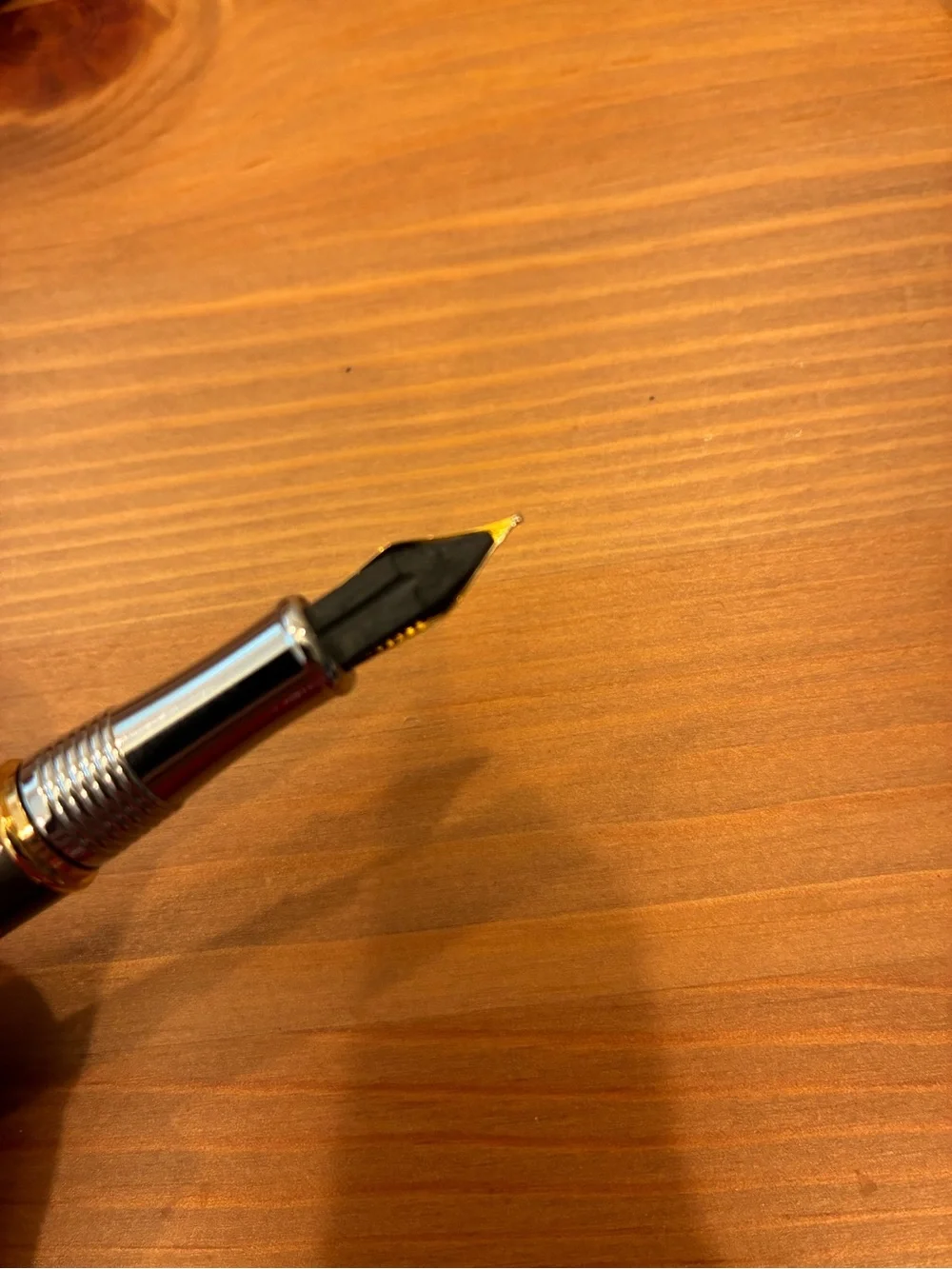 DUKE 22K GP Fountain Pen Farn Stationary Co, LTD with engraving Untested